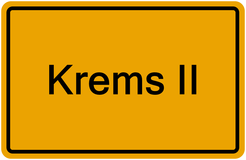 Handelsregisterauszug Krems II